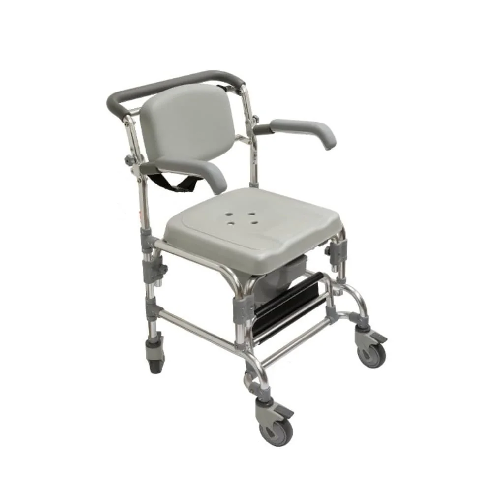 Invalidný vozík a toaletné kreslo sprchovacie