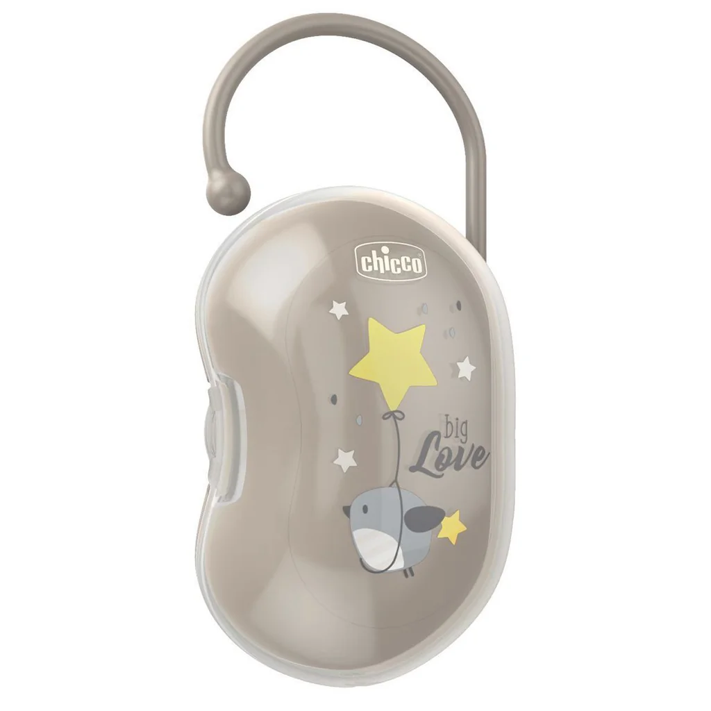 CHICCO Puzdro na cumlík Easy Box dvojité - neutral 1×1 ks