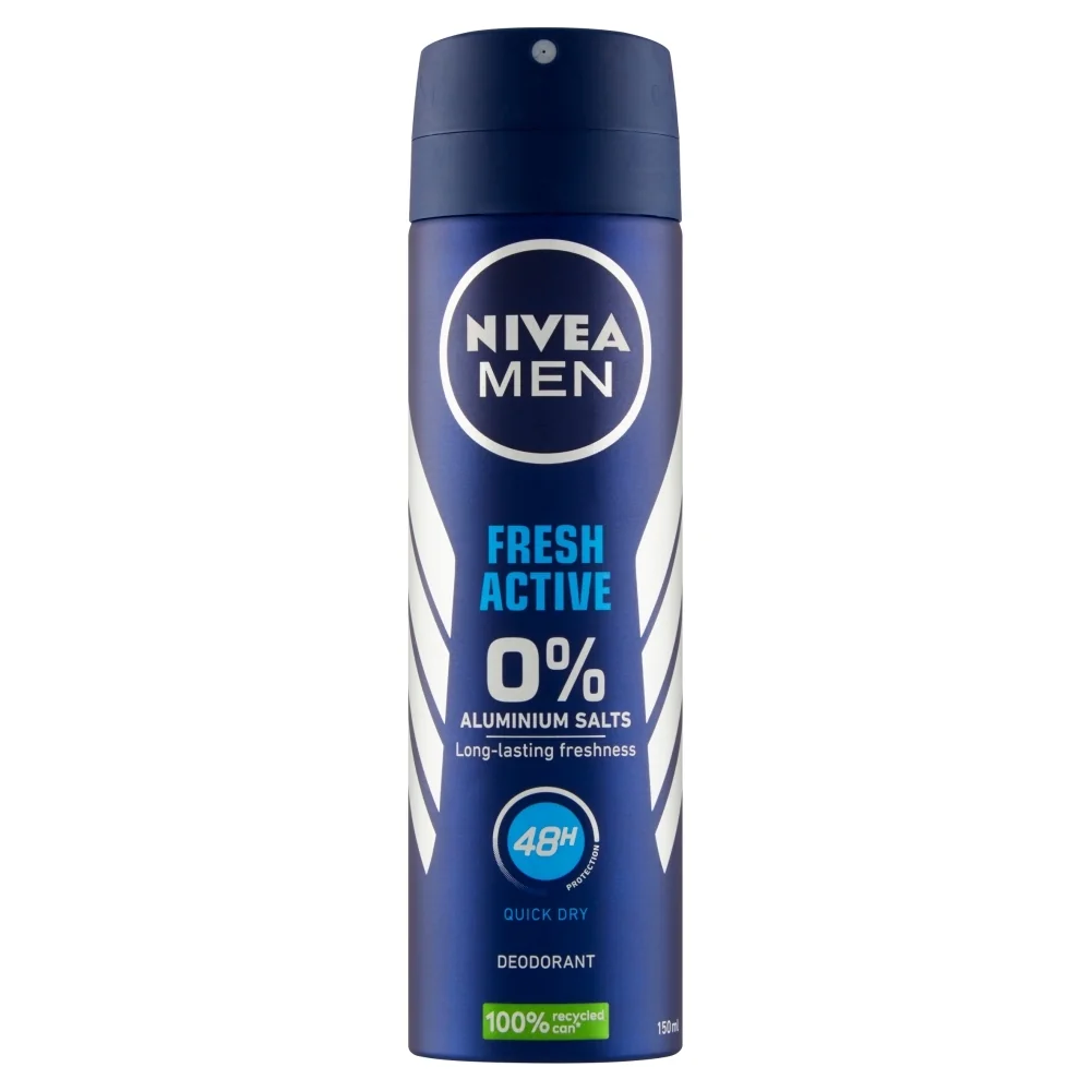 NIVEA Men Fresh Active sprej dezodorant, 150 ml