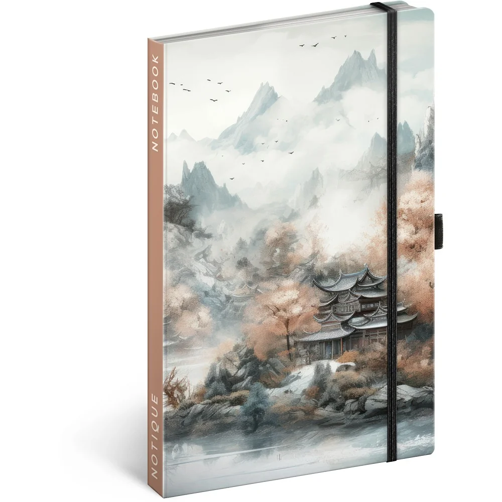 Zápisník Japonsko, linajkový Formát A5, 80 listov