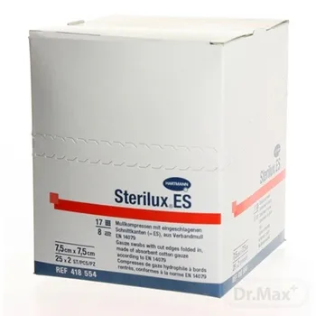 STERILUX ES kompres sterilný 25×2 ks, kompres