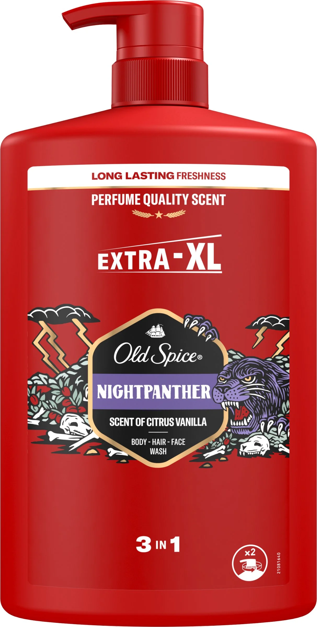 Old Spice Night Panther sprchový gél a šampón 1×1000 ml, sprchový gél a šampón