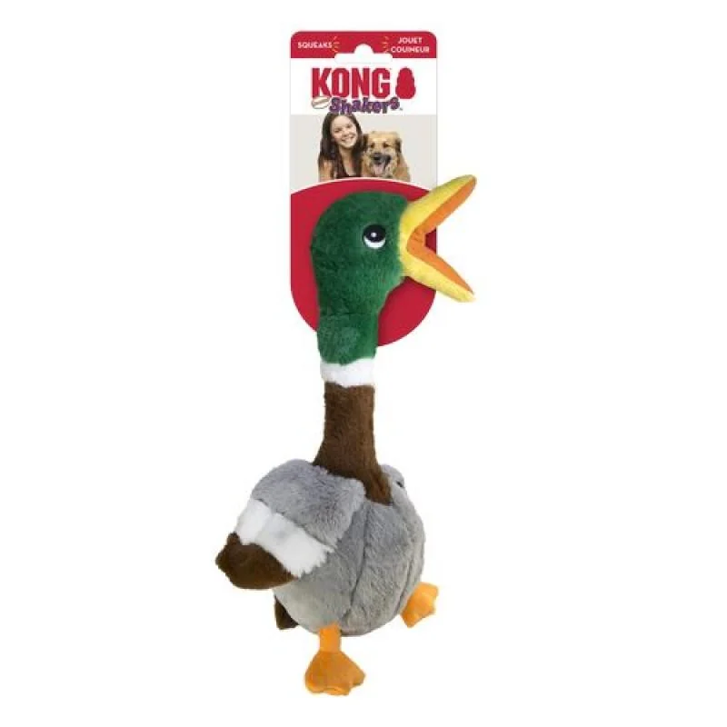 KONG Shakers plyšová hračka pre psov kačica L 45 cm