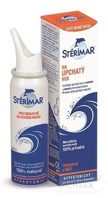 STERIMAR Na upchatý nos 1×50 ml, nosový sprej s obsahom morskej vody