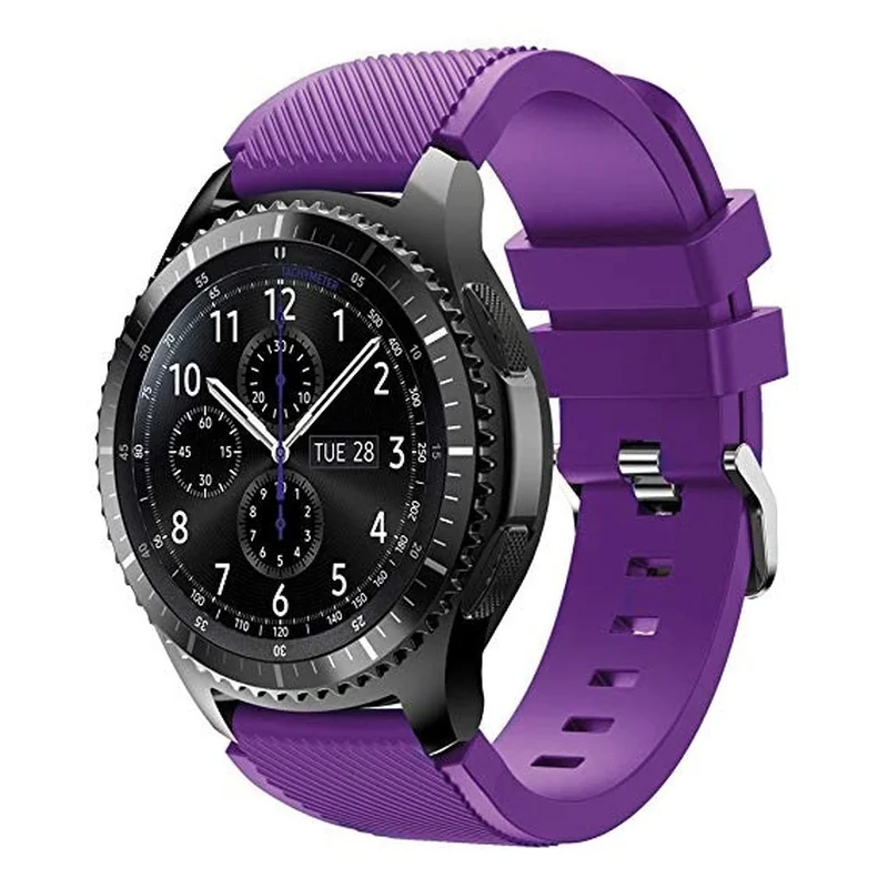 BStrap Silicone Sport remienok na Garmin Vivoactive 4, violet