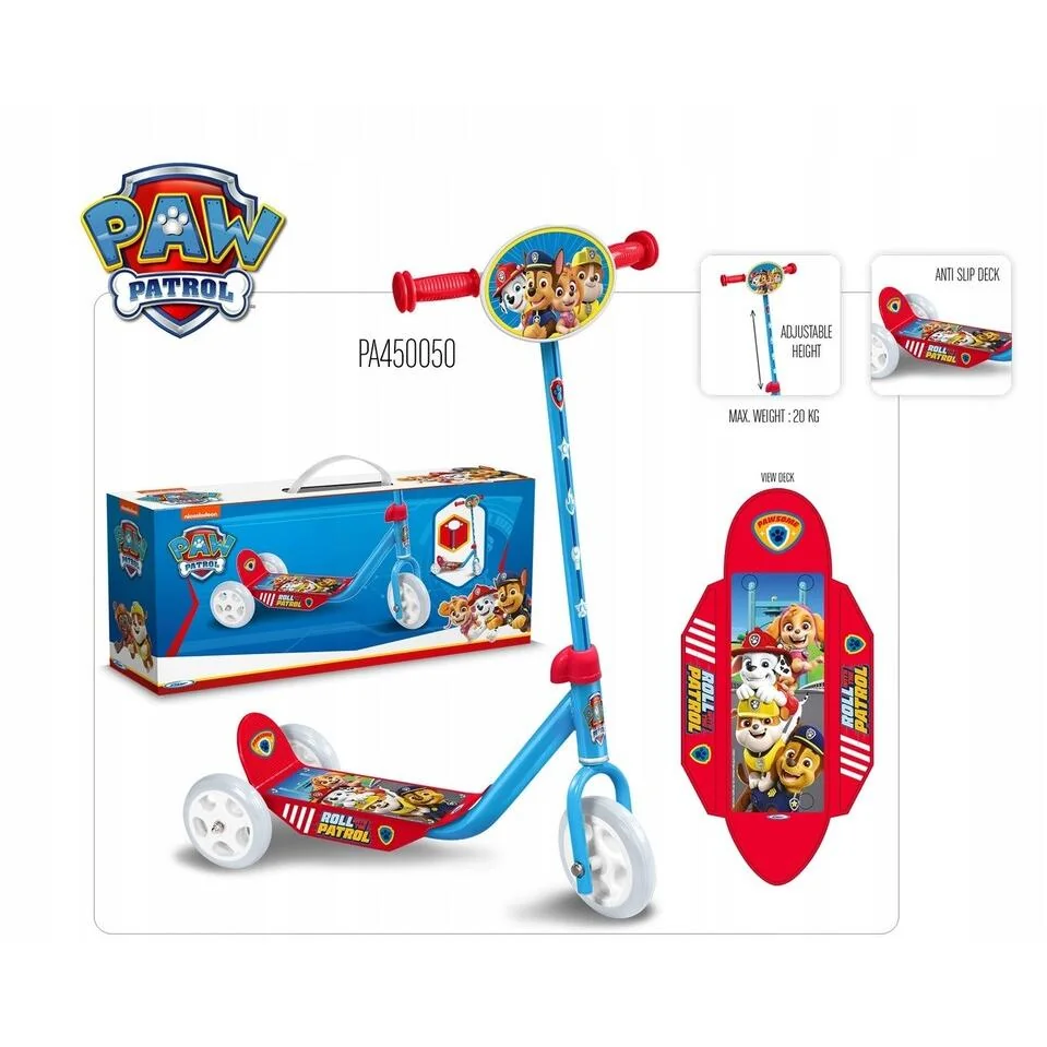 Kolobežka Paw Patrol 3-kolieska