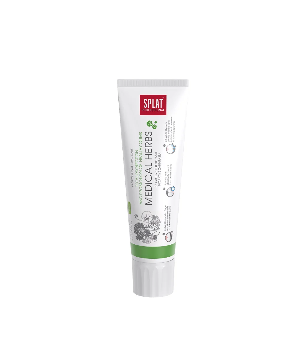 SPLAT PROFESSIONAL MEDICAL HERBS 1×100 ml, bioaktívna zubná pasta