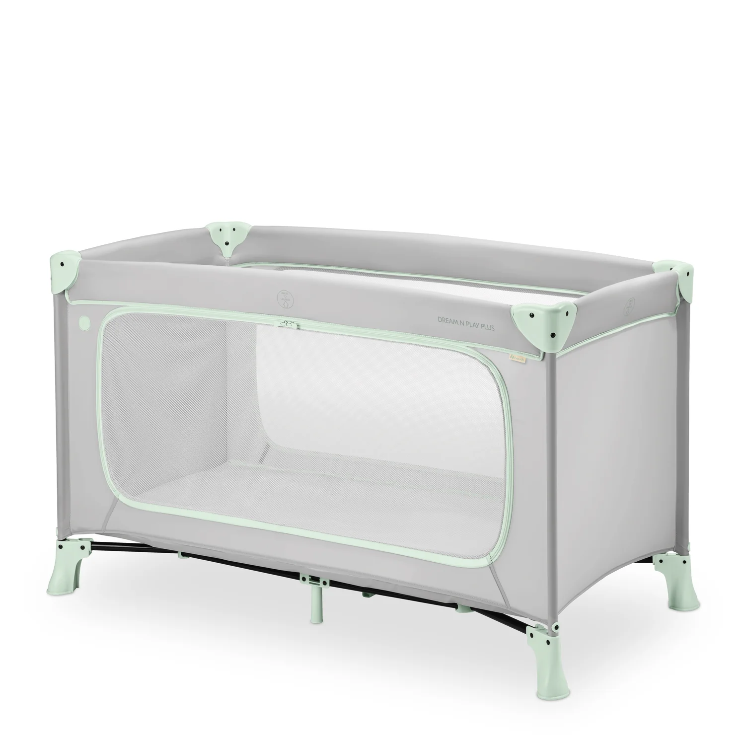 Hauck Dream N Play Plus cestovná postieľka Dusty Mint