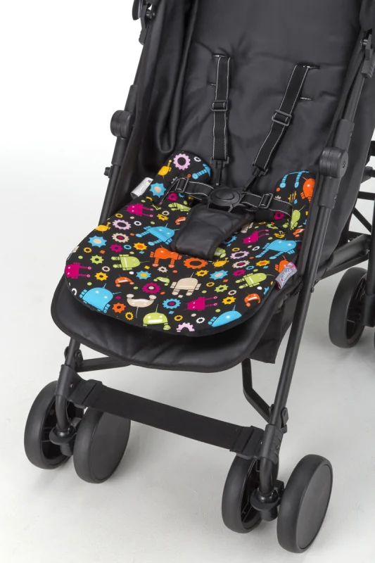 CuddleCo Comfi-Cush, Vložka do kočíka Mini, 41x34cm, Roboti 1×1 ks, vložka do kočíka