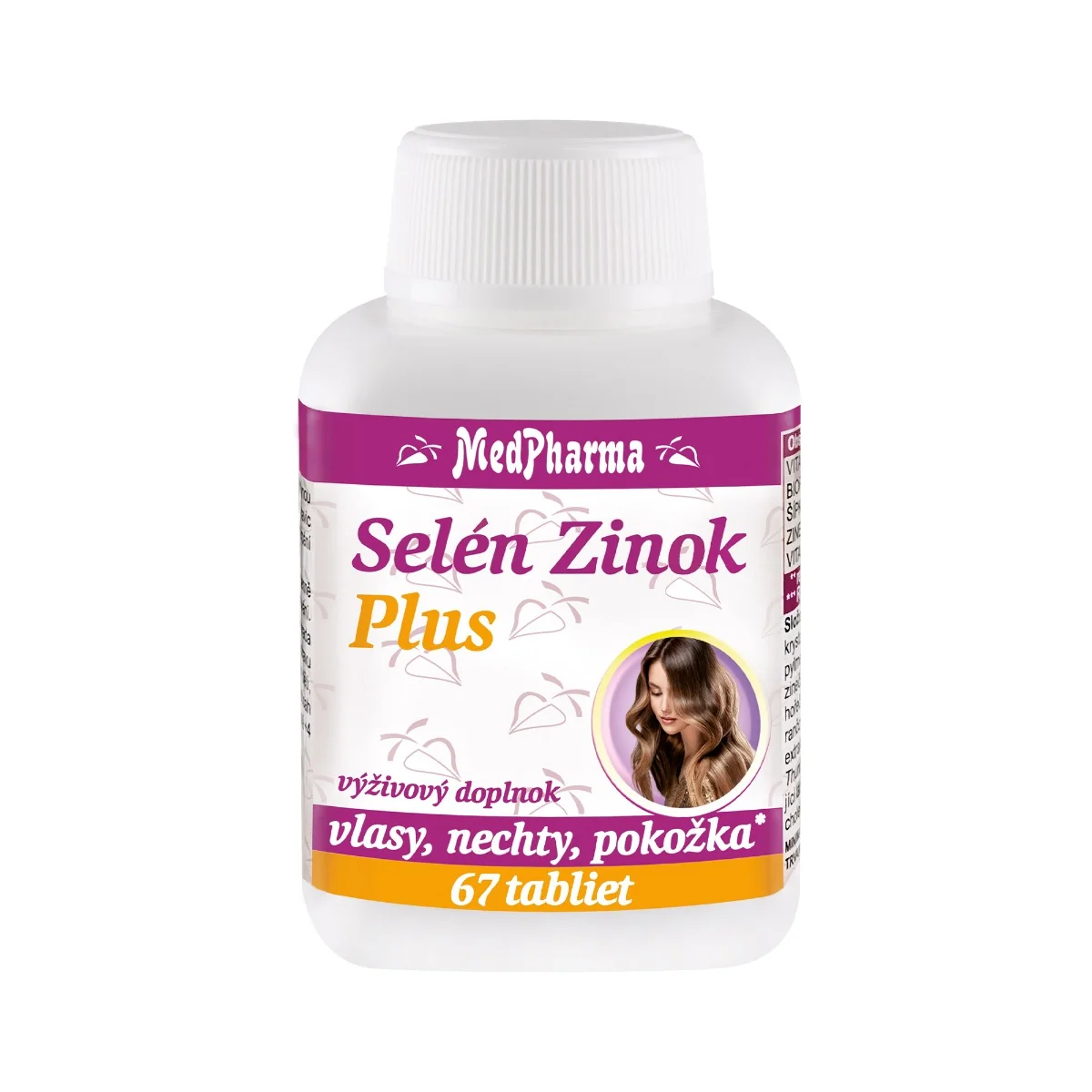 MedPharma Selén Zinok Plus 1×67 tbl, výživový doplnok