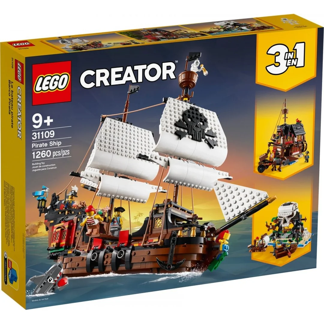 LEGO® Creator 3-in-1 31109 Pirátska loď