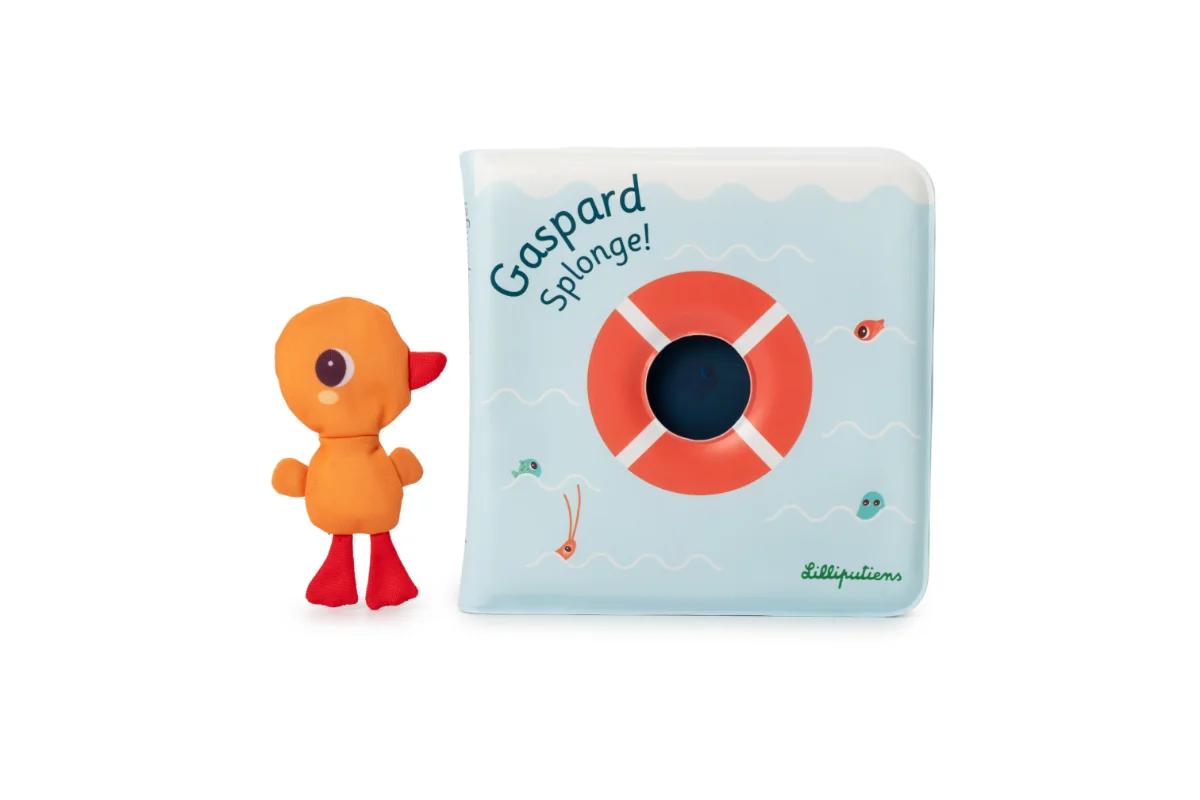 Lilliputiens - čarovná knižka do vane - káčer Gaspard