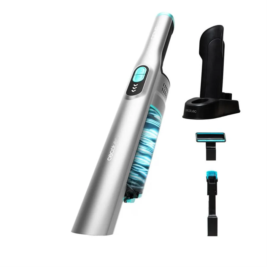 Cecotec Conga Rockstar Micro Essential Ručný vysávač Cecotec, ultraľahký, 90W, 13kPa, 40 min, 2 režimy, 100 ml