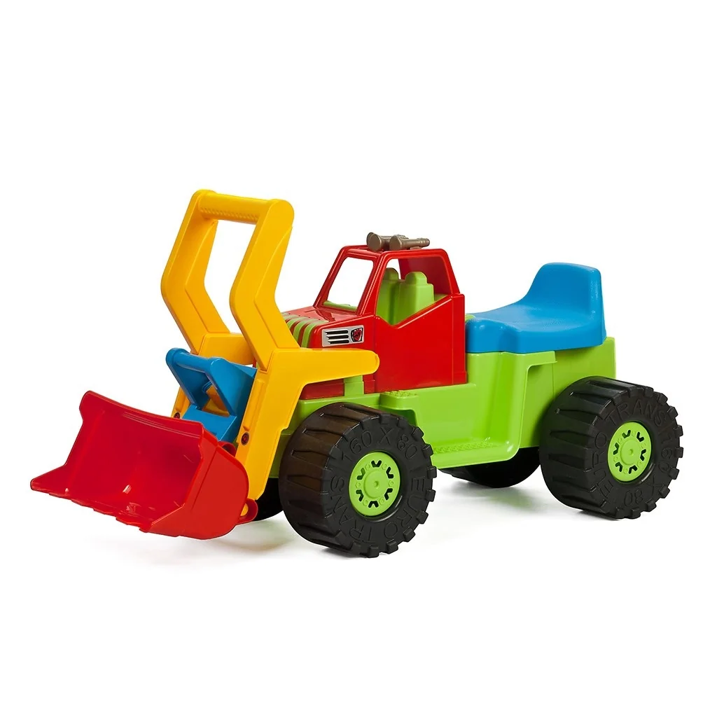 Detské odrážadlo Bager nakladač BAYO 74 cm modrý , 20C44794