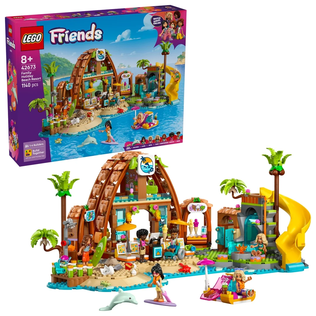 LEGO® Friends 42673 Rodinná dovolenka na pláži