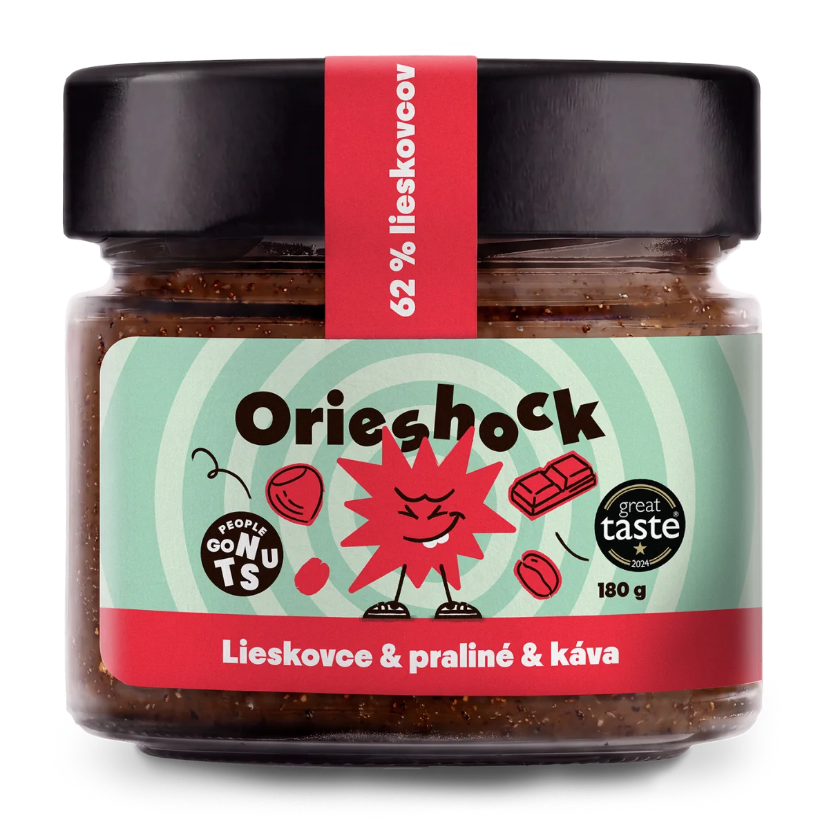 Orieshock Lieskovoorieškový krém s praliné a kávou 180 g