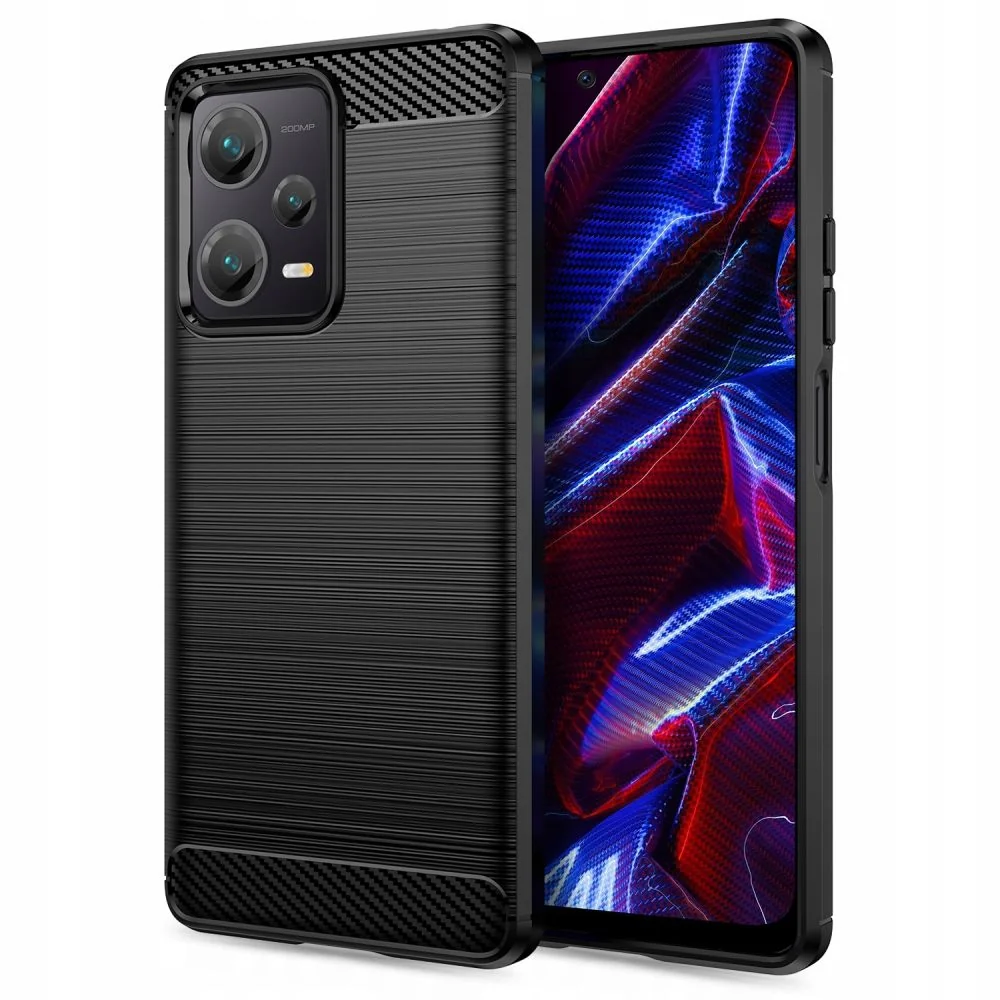 Tech-Protect Carbon kryt na Xiaomi Redmi Note 12 / Poco X5 5G čierny