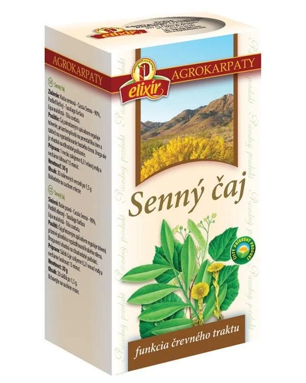 Agrokarpaty Senný bylinný čaj 20x1,5g 20×1,5 g, porciovaný čaj