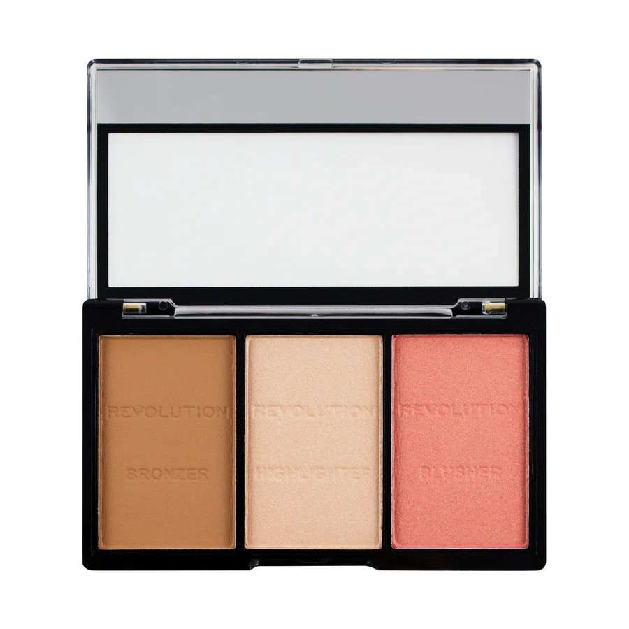 Revolution Ultra Sculpt & Contour Kit Ultra Fair C01 paletka na tvár 1×1 ks, paletka na tvár