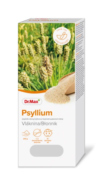 Dr. Max Psyllium 1×200 g, výživový doplnok
