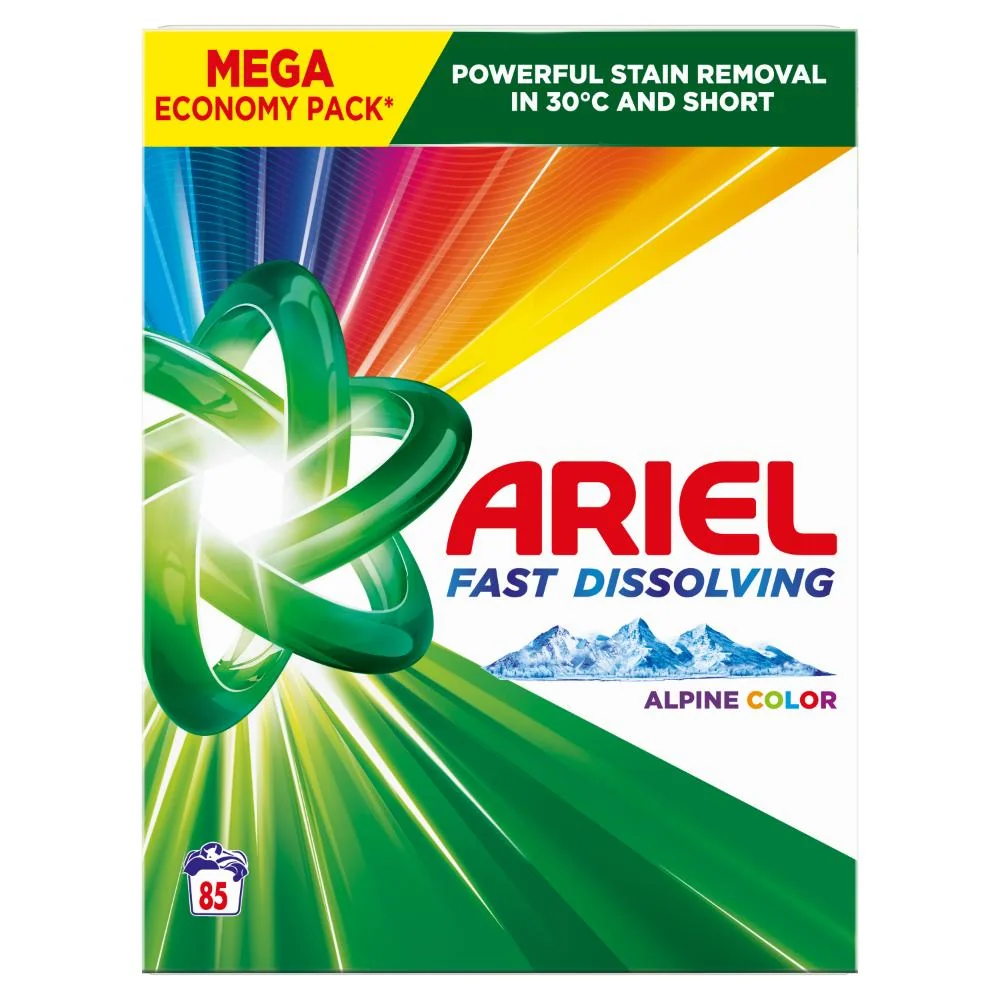 Ariel Alpine Color prací prášok, 85 praní 4675 g