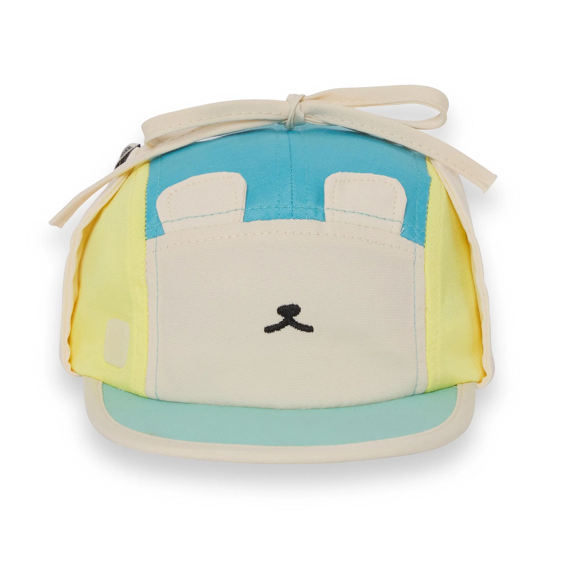 KiETLA FUN OURS‘ON šiltovka s UV ochranou a ochranou krku - Bear Blue 42 - 45 cm
