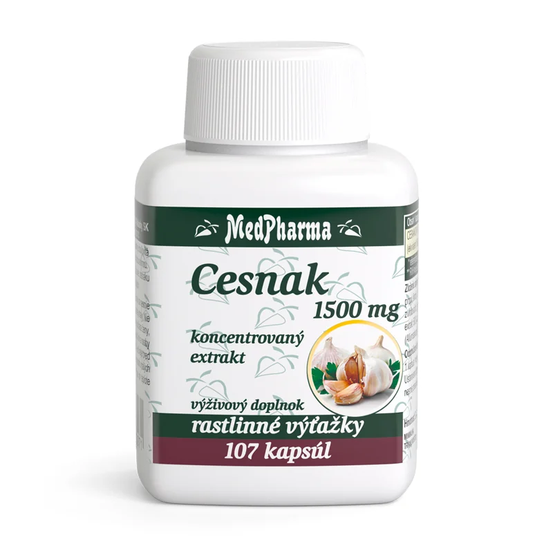 MedPharma CESNAK 1500 mg 1×107 cps, výživový doplnok
