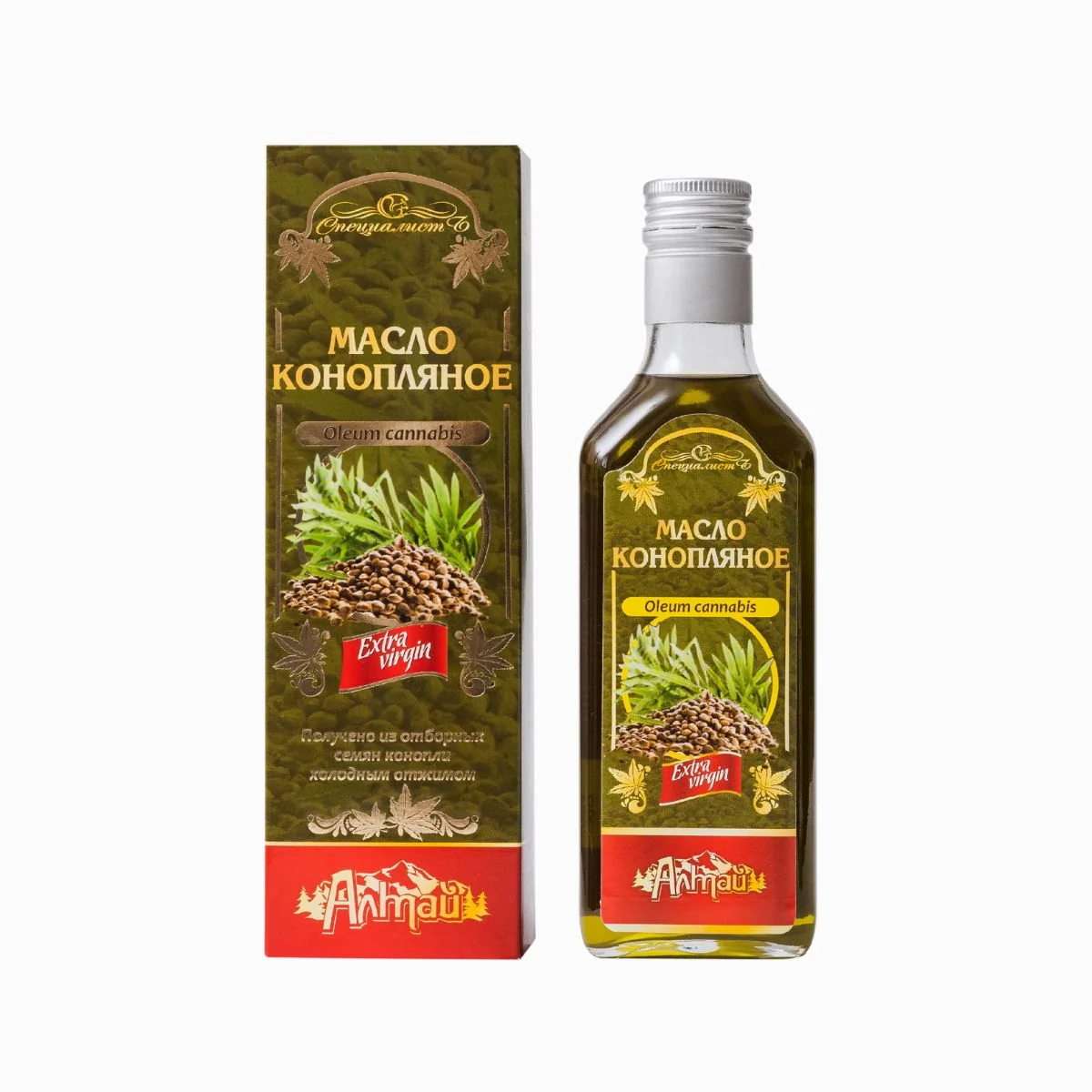 100% konopný olej, za studena lisovaný, panenský - Specialist