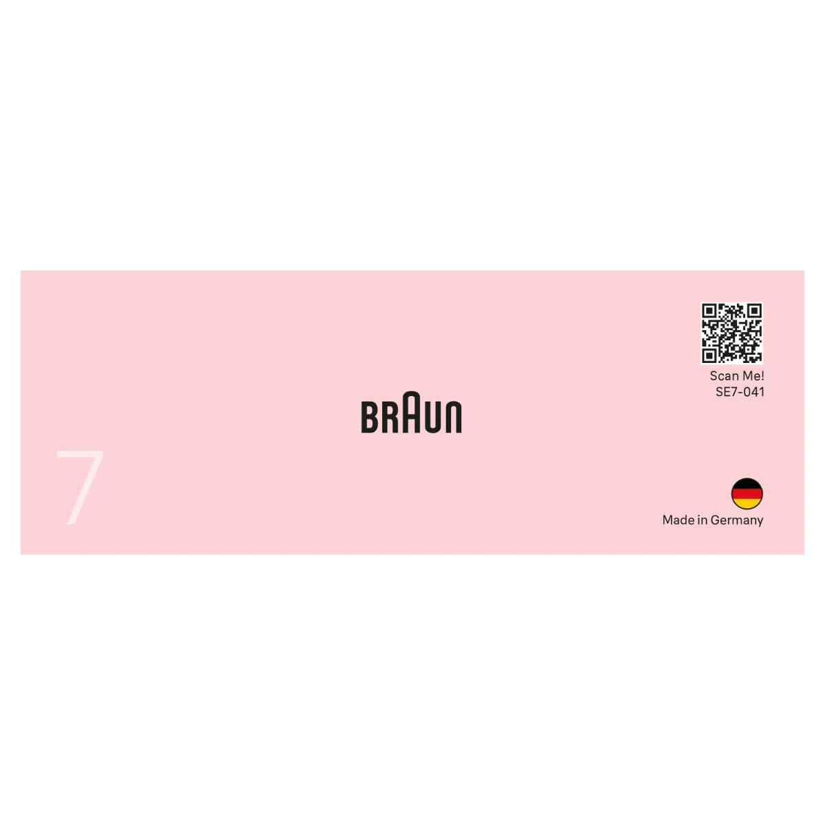 Braun Silk-épil 7, 7-041, Biela/Strieborná Epilátor pre Jednoduché Odstraňovanie Chĺpkov 1×1 ks, epilátor