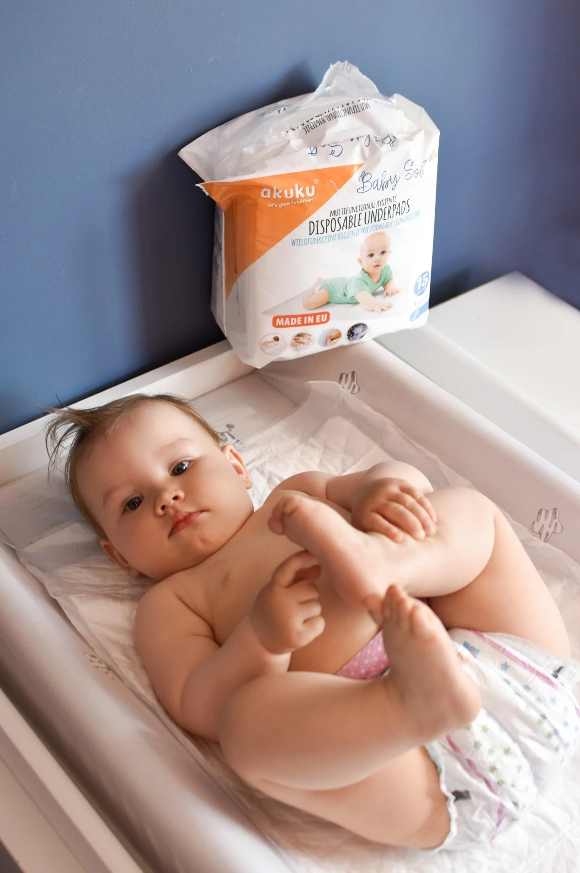 Jednorazové hygienické podložky Akuku Baby Soft 40x60cm 15ks ,