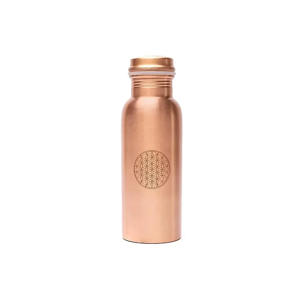 Medená fľaša Flower of Life gravírovaná 750ml