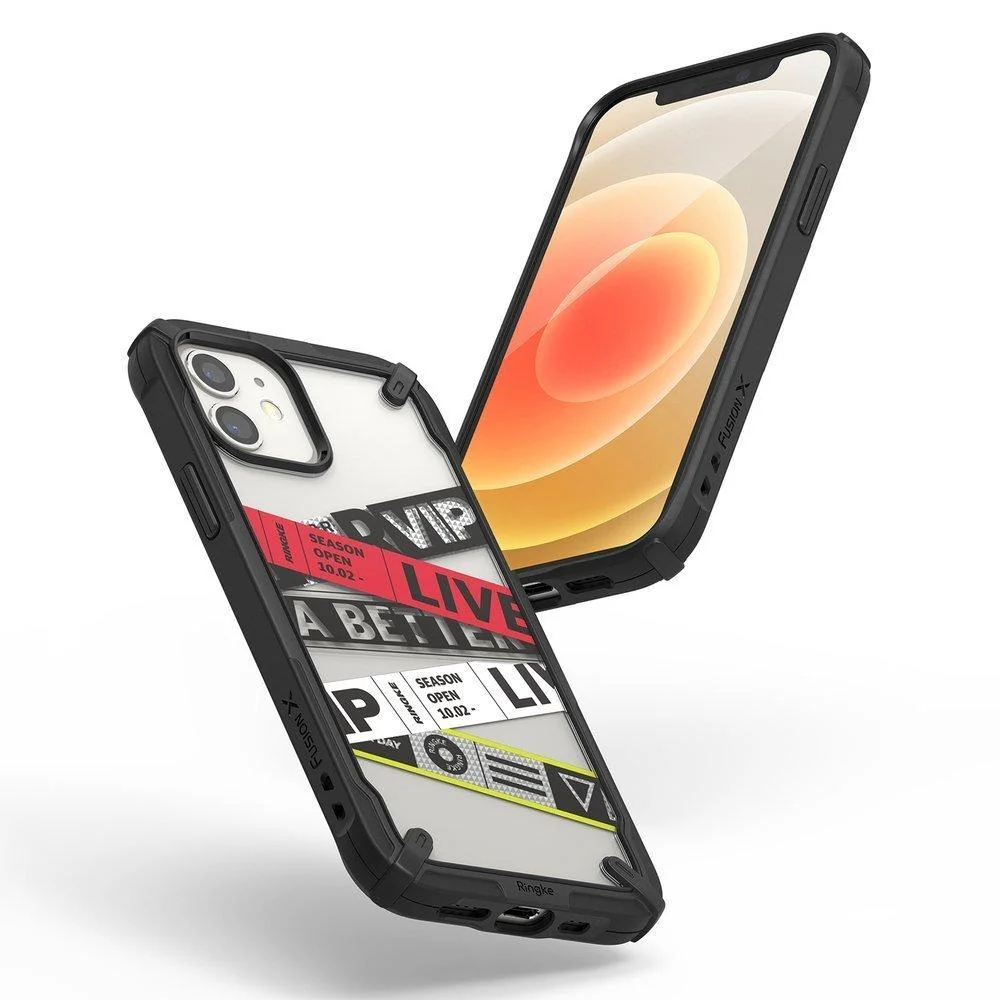 Fusion X puzdro pre iPhone 12 Mini - Čierna 