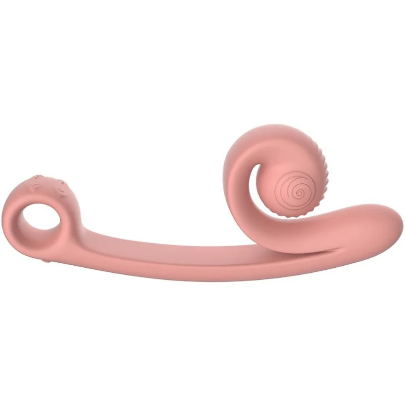 Silikónový vibrátor Curve s výčnelkom na klitoris 24 cm
