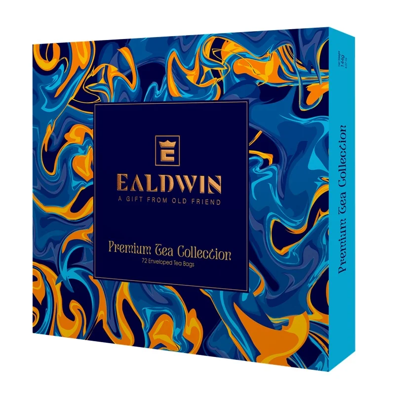 EALDWIN Imperial Blue Collection, kolekcia porc. čajov 72 sáčkov, 12 príchutí