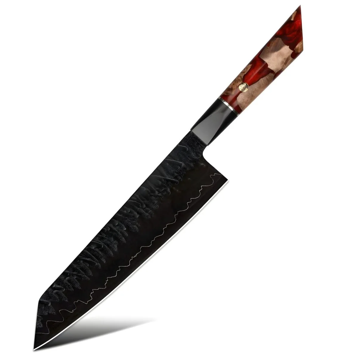 Kuchynský nôž Kiritsuke s damaškovou čepeľou 1 ks