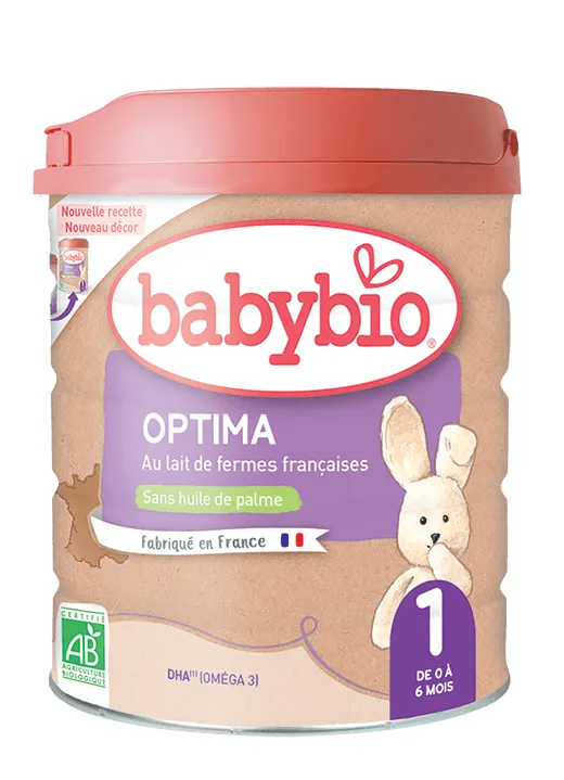 BABYBIO OPTIMA 1 dojčenské bio mlieko (800 g) 1×800 g