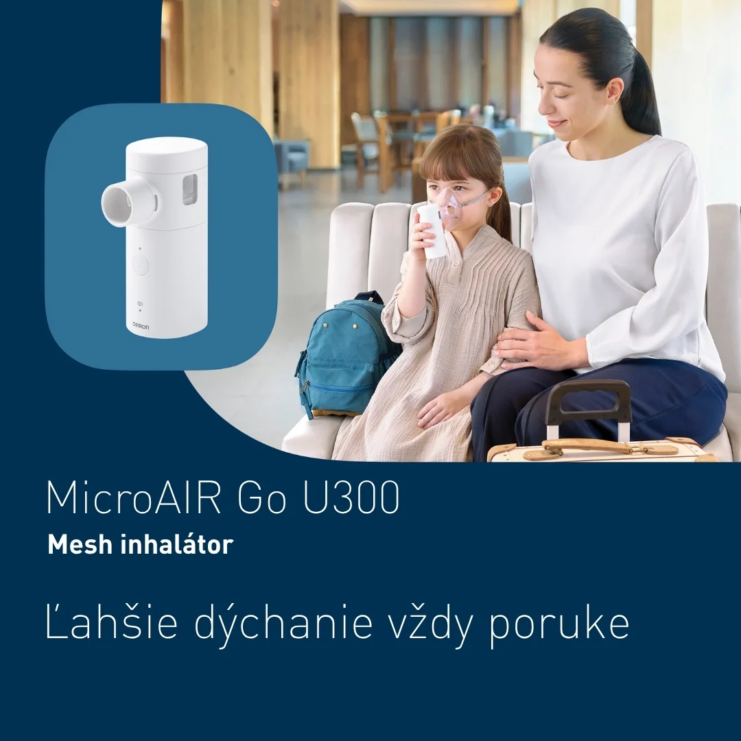 Inhalátor OMRON MicroAIR Go (U300) 1 ks