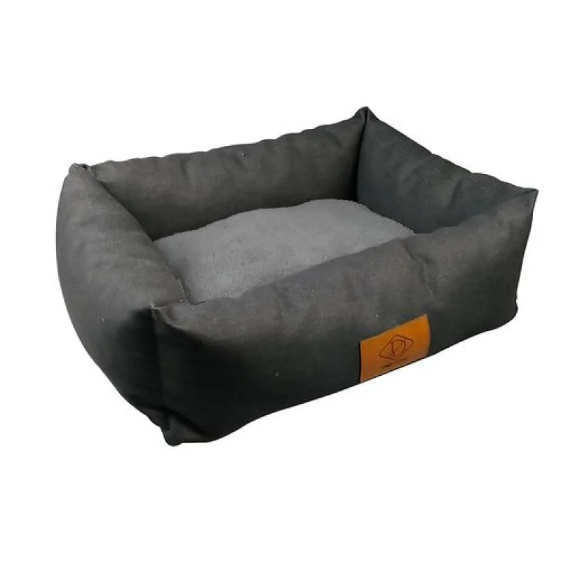 EBI D&D Menčestrový pelech pre psov antracit L 78x58x21cm
