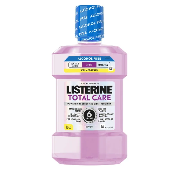 LISTERINE® TOTAL CARE MILD BEZ ALKOHOLU 1000 ml