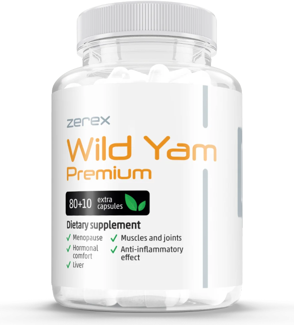 ZEREX Wild YAM 1×90 cps, výživový doplnok