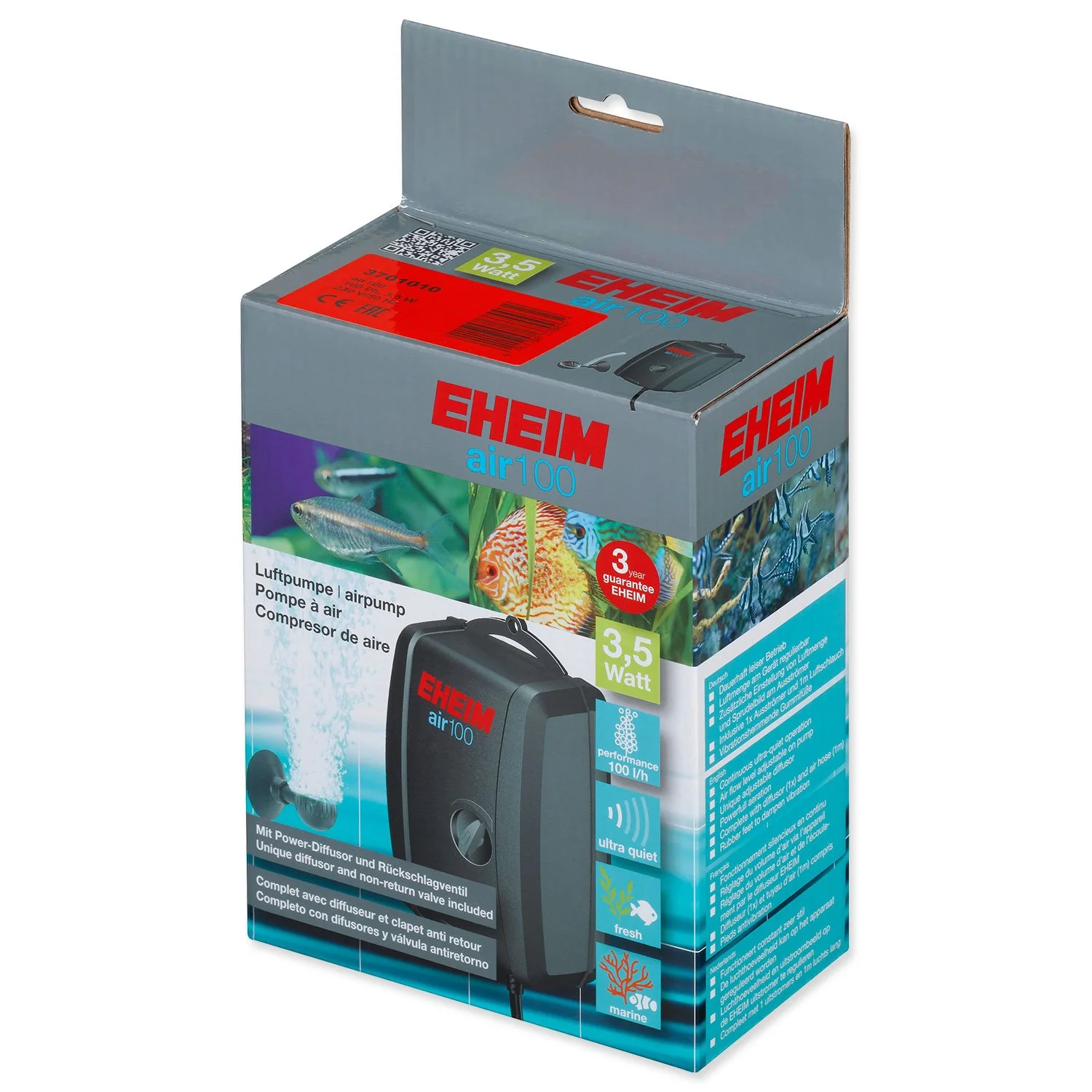 Kompresor Eheim vzduchovací 100, 100l/h, 3,5W
