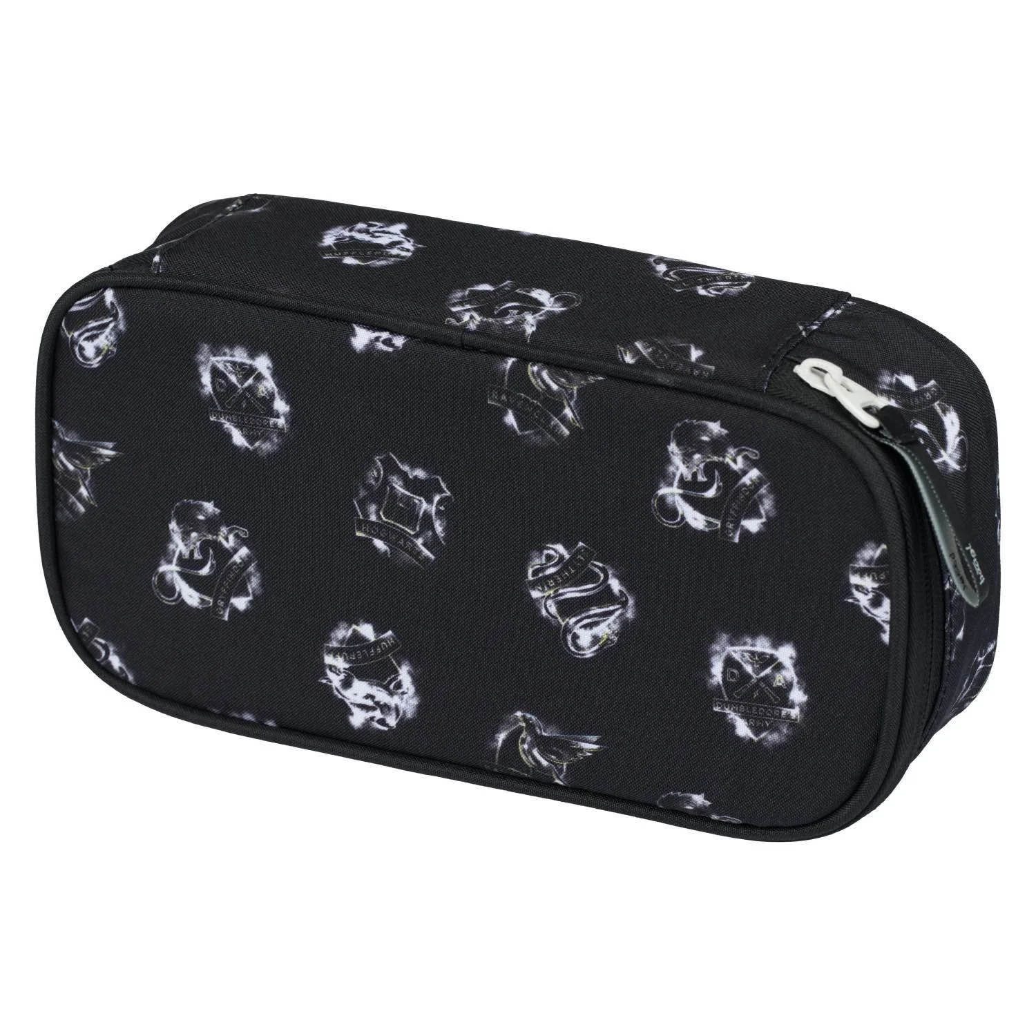 Baagl školský peračník etui Harry Potter Rokfort čierny, s potlačou