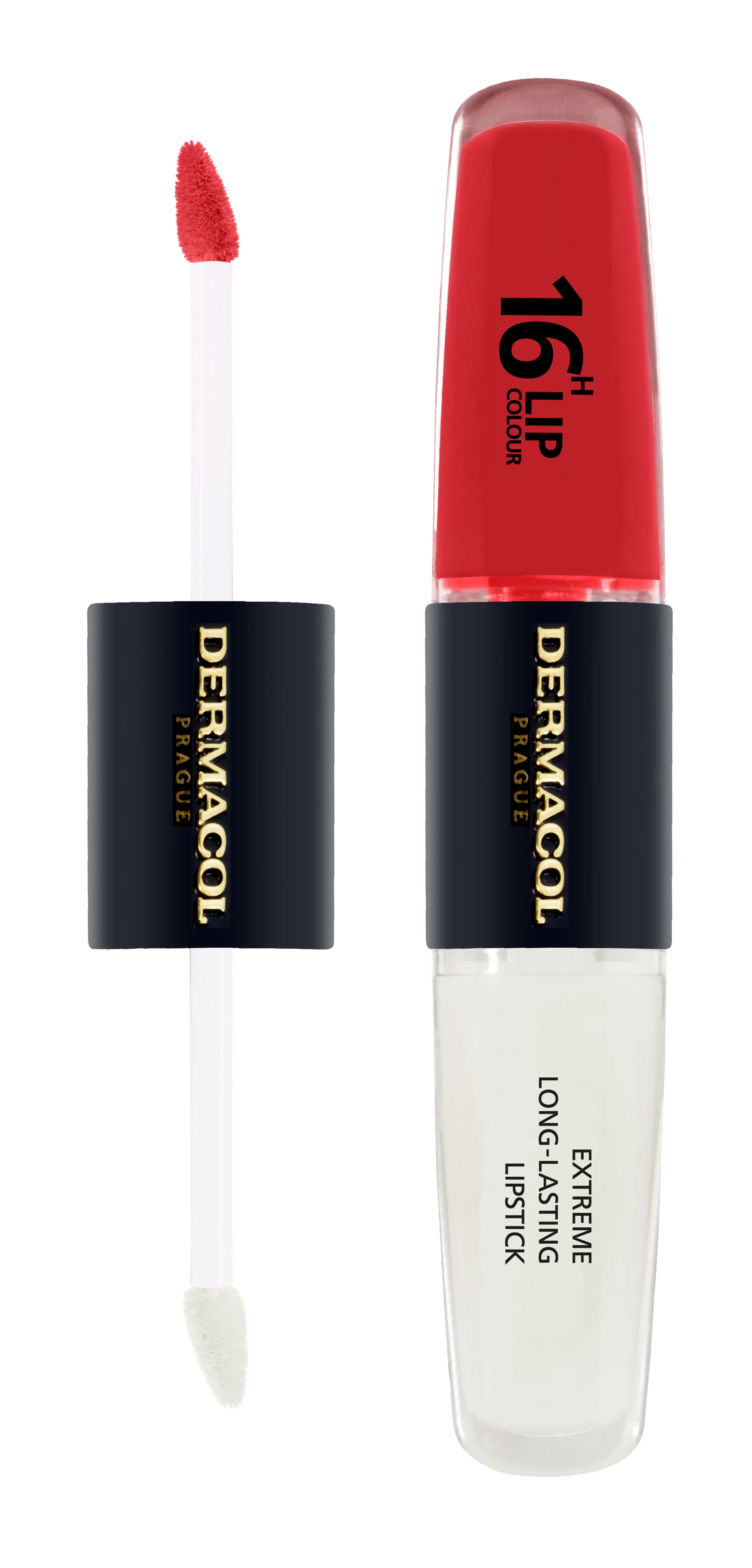 Dermacol 16H Lip Colour č.34 1×4 ml+ 4 ml, rúž a lesk na pery