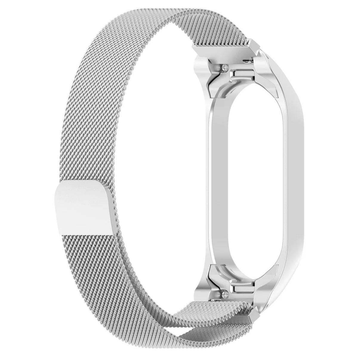 BStrap Milanese remienok na Xiaomi Mi Band 7 silver