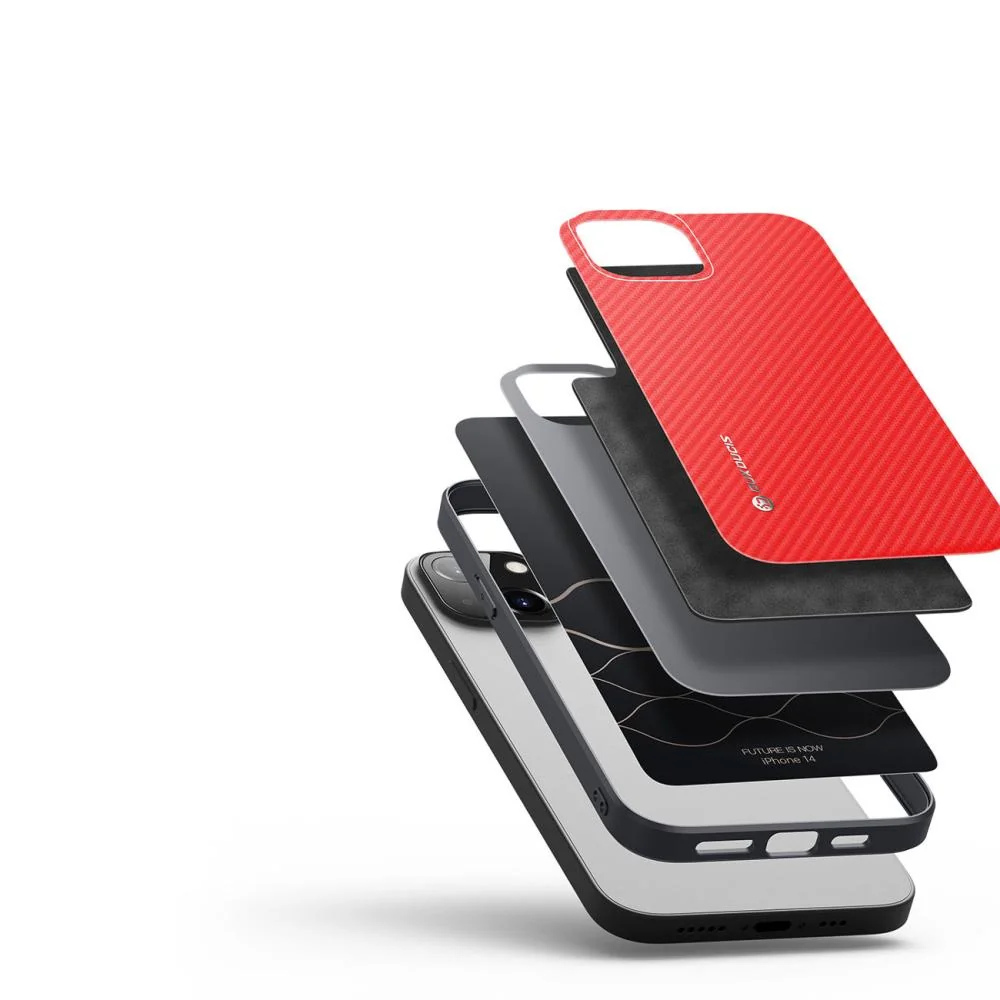 Puzdro FINO series pre Apple iPhone 14 - Červená