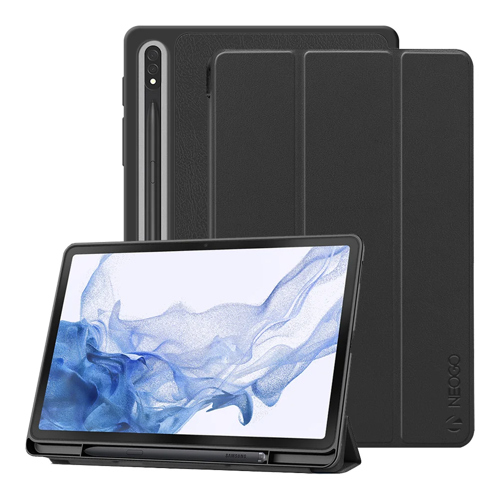 NEOGO Smart Cover Pen puzdro na Samsung Galaxy Tab S8 11'' 2022 čierne