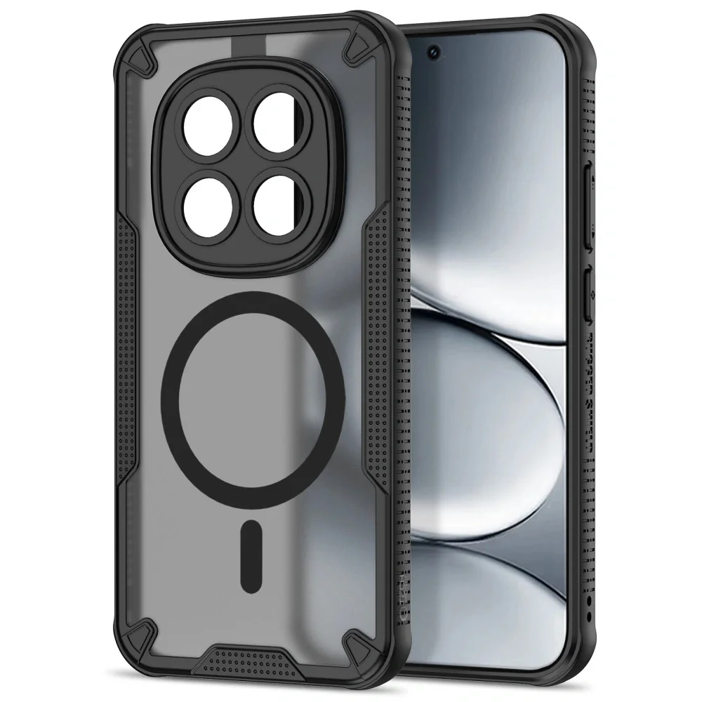 Tech-Protect Rugged Shield MagSafe kryt na Xiaomi Redmi Note 15 Pro 5G, čierny , čierny