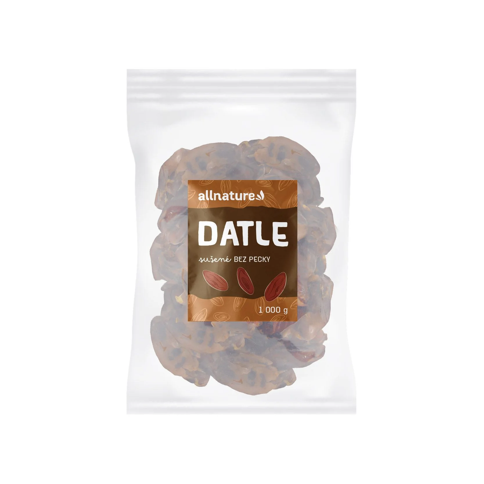 Allnature Datle Vykôstkované 1000g 1×1000 g, vykôstkované ďatle