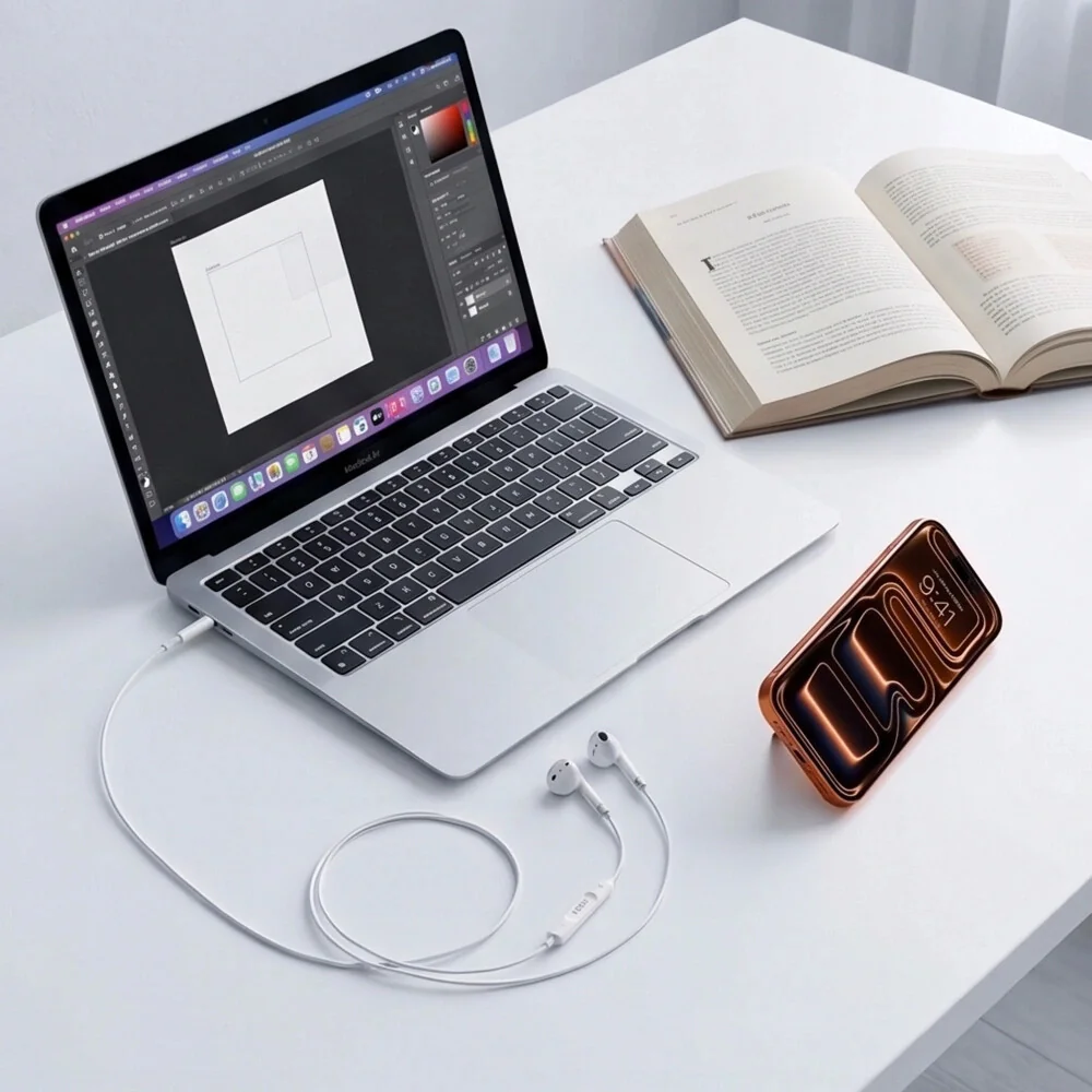 Tech-Protect Core G4 slúchadlá do uší 3.5mm mini jack, biele