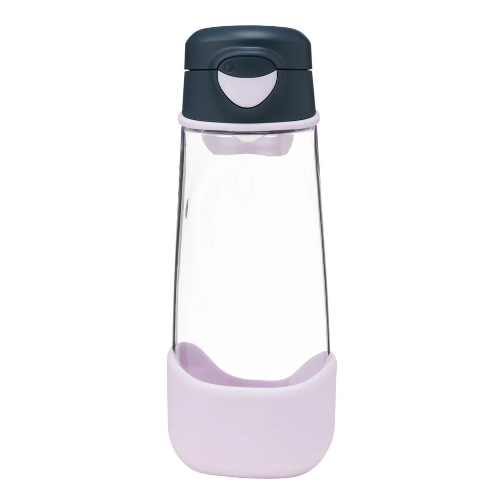 Športová fľaša na pitie 600 ml indigo/ružová